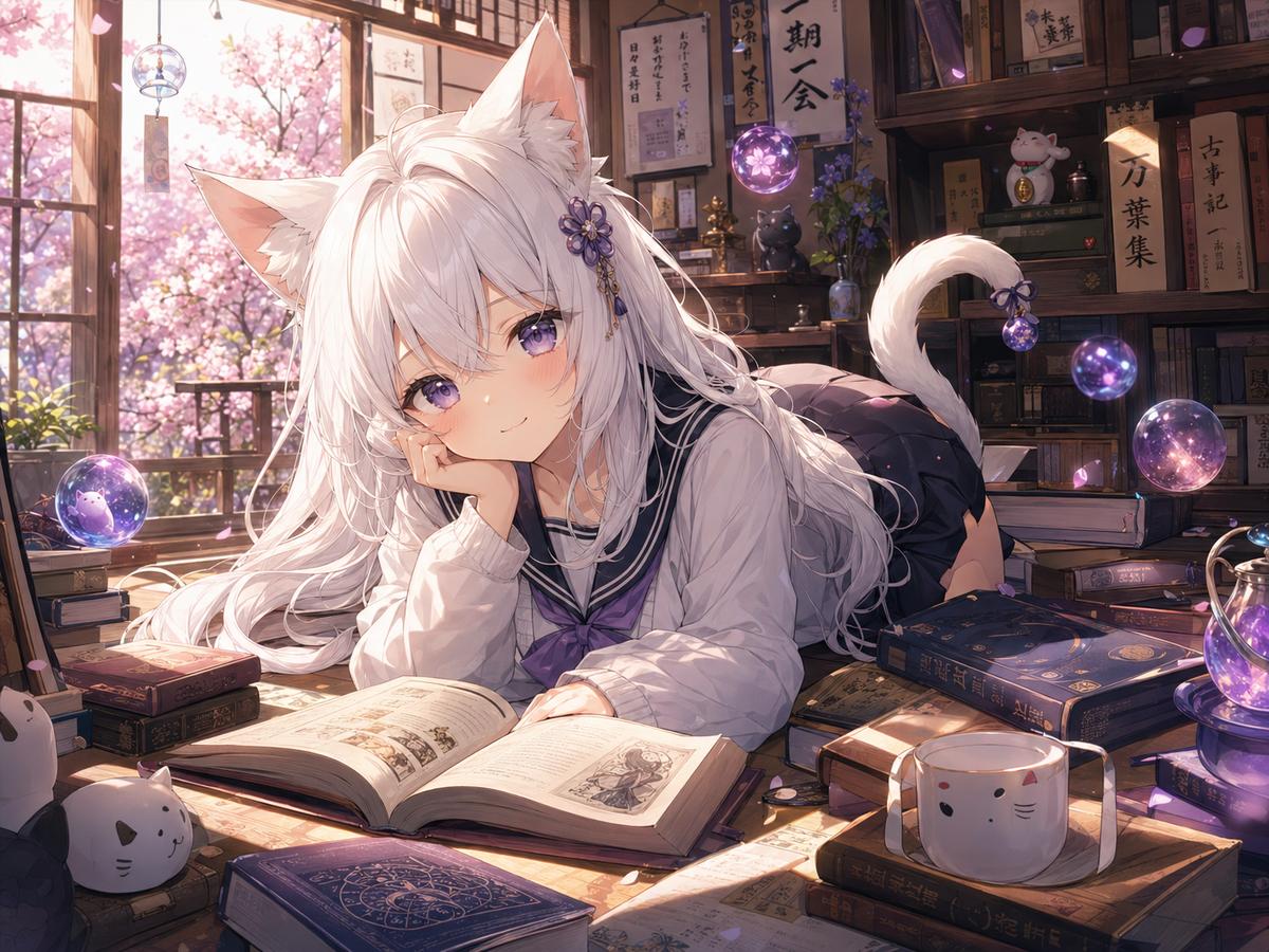 51视频动漫-《猫耳书屋日记》治愈系列